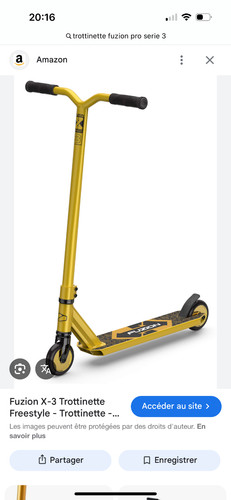 Trottinette freestyle fuzion - trottinette,